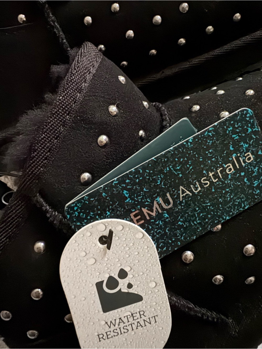 New EMU Australia Yilpi mini studded suede sheepskin ankle boots - Picture 4 of 8